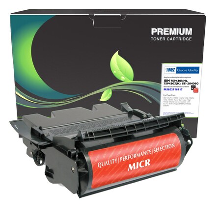 Mse Remanufactured High Yield MICR Toner Cartridge MSE02716117
